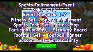 Township : Sports Tournament Event | New Merge Event | Tasks & Rewards | Part 1 ​⁠​⁠