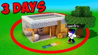 Why I cannot LEAVE this RED CIRCLE - 3 Days Survival in Minecraft Сhallenge