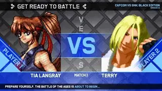 M.U.G.E.N.  Tia Langray (Breakers) VS Terry Bogard (Mark of the Wolves)