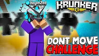 I beat Krunker without moving