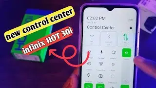 Android xos 12 new control center here! infinix hot 30i new control center*