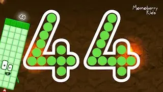Numberblocks 44 Magic Run - Numberblocks Fourty Four Adventure | Number Counting Go Explore