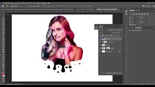 Using Clipping Mask with Drip drop style in Photoshop