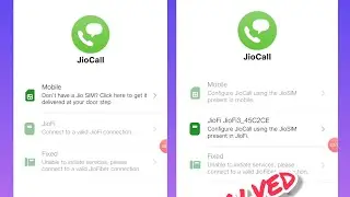 How to solve jio call Not configured / not connecting/not enable option /jio voice.