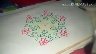 easy rangoli colour kolam with note kolam