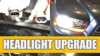 How to Replace | Install 2011-14 Dodge Charger Headlights - Low Beam?