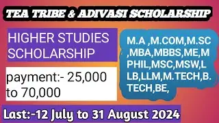 Higher Studies Scholarship 2024-25