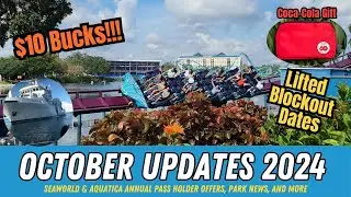October 2024 SeaWorld Parks Pass Member Updates