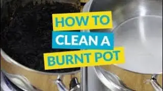 How to remove burnt stain from stainless Steel pot
