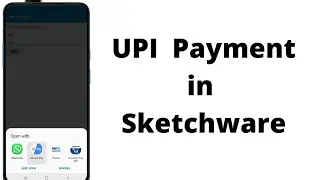 Create UPI Payment in Sketchware ||  How to Create UPI Payment in Sketchware ||