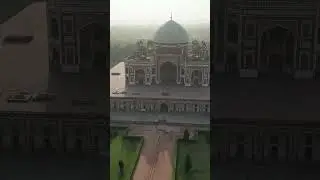 Humayun's Tomb Drone View #india #trending #ytshorts #youtubeshorts