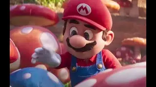 Mario Movie but Mario touches the mushroom