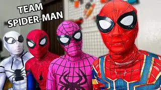 TEAM SPIDER-MAN NERF WAR vs BAD GUY TEAM || LIVE ACTION STORY 1 - FLife vs
