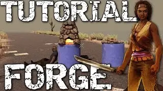 7 DAYS TO DIE ps4 tips:  tutorial Forge and Campfire - xbox / console