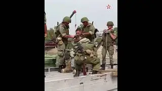 Восстановление моста в боевых условиях #military #tvzvezda
