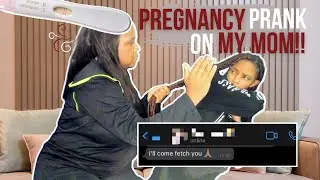 Pregnancy Prank On My Mom || *Got Heated*