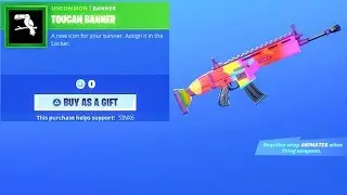 *NEW* FREE Gift + CARNAVAL REACTIVE WRAP..! (Item Shop) Fortnite Battle Royale