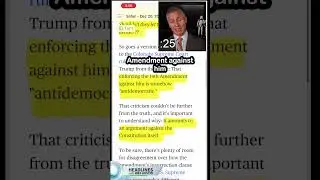 40 Second Spin: MSNBC on Trump Being Disqualified by Colorado Supreme Court 