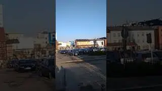 Понорамма города Быдгощ в Польше.