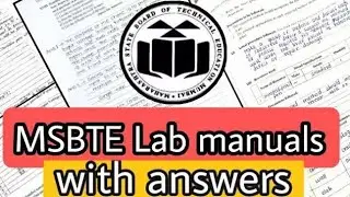 🔴MSBTE Solved Lab Manual | MSBTE Solved Manual PDF | #msbtenewupdate | #msbte | SPPU Exam News Today