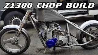 Kawasaki Z1300 custom motorcycle build - progress update