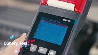 CAR MOTORCYCLE AND TRUCK DIGITAL LOAD BATTERY TESTER WITH PRINTER FUNCTION