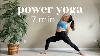 7 MIN Beginner Power Yoga Workout