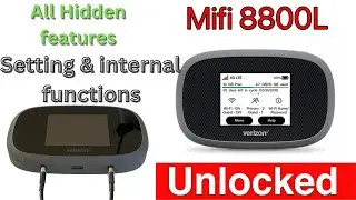 BEST 4G INTERNET DEVICE In Pakistan VERIZON MIFI 8800L INSEEGO ALL HIDDEN SETTING FUNCTIONS FEATURES