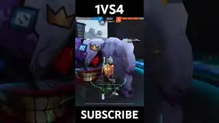 1VS4 🤯 Mobile Clutch 6.0 🔥🔥😱 Impossible Situation 😳 Against Pro Players Squad🎯 