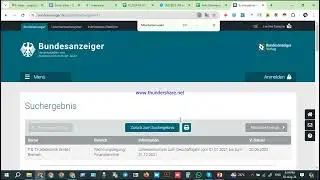 How to collect information from bundesanzeiger.com