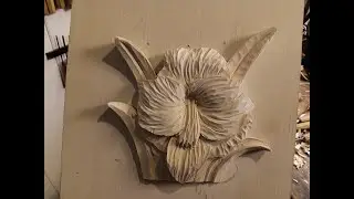 Carving an Amaryllis