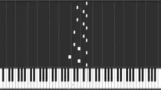 Pyrokinesis - Gunfighter(piano) | Synthesia tutorial | FizzyPiano cover