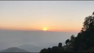 Sunrise view from Nagarkot || Nepal