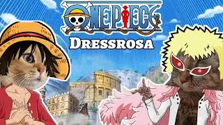 CAT MEMES / One Piece : Dressrosa - Luffy Vs Doflamingo