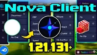 Nova Client 26.32+ 🔥✅ (Latest VERSION) 💀 Nova Client For MCPE latest Version.