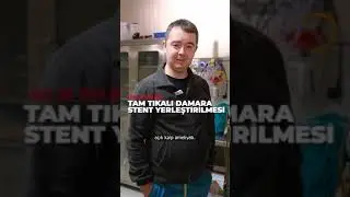 75 yaşındaki hastamızın iyileştirilememiş şikayetlerini damarına stent yerleştirerek çözdük.
