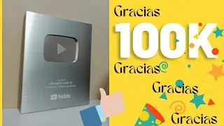 llego la placa de plata de  YouTube de  100.000 subs QUE FELICIDAD 🥰🥰🥰