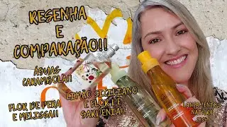 Águas Carambola - Limão Siciliano e Flor de Gardênia - Flor de Pera e Melissa - Resenha e Comparação