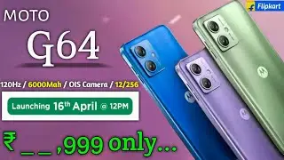 MOTO G64 5G Price Confirm 😲⚡ Moto g64 5g Official India Launch Date ⚡ With MTKD 7025 ⚡ 12/256gb