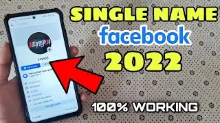 How to One Single Name on Facebook 2022 | First Name Only | Android Tutorial