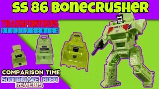 Transformers Studio Series 86 Bonecrusher - Comparison Time With CW/KO/G1