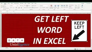 Get left or first word Excel - Extract the left word or part of a string in Excel