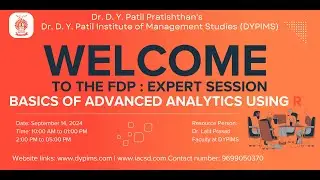 Introduction to Advance Analytics using R - Day 1: Introduction & Fundamentals