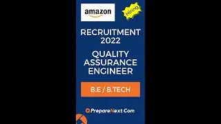 Amazon Recruitment 2022 | Quality Assurance Engineer | IT Job | Engineering Job | Chennai