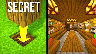 Minecraft | Secret Underground Starter Bunker Tutorial