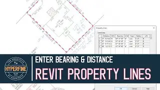 Revit Property Lines: Enter Bearing and Distance