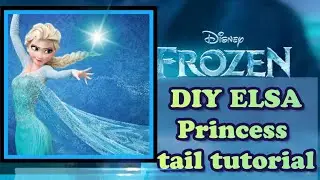 #DisneyfrozendressDIY #Elsa dress costume frozen #Elsa #tail tutorial  #DIY