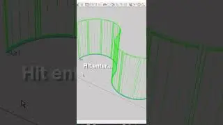 An easy way to create curved facades using #SketchUp