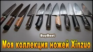 Моя коллекция кухонных ножей шеф повара от Xinzuo с Алиэкспресс | XINZUO Official Store AliExpress.