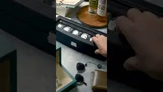 Watch how we place 6 stunning Rolex watches in this luxury showcase box #tigerriverwatches